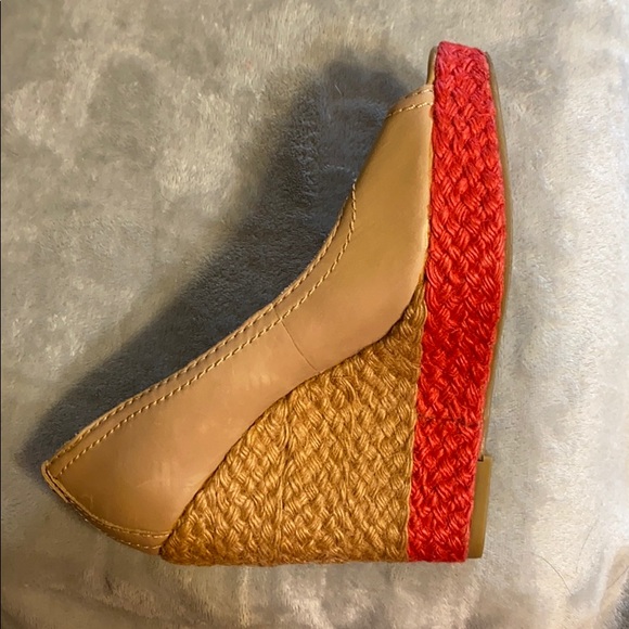 Calvin Klein Jeans Peep Toe Wedges Size 8.5 - Picture 6 of 11